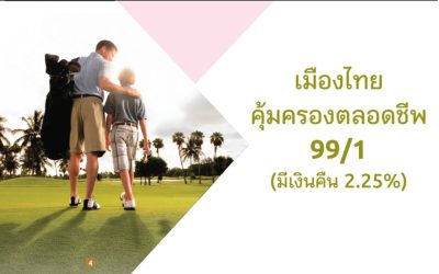 เมืองไทย คุ้มครองตลอดชีพ 99/1 (มีเงินคืน 2.25%)